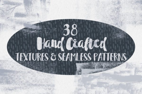 手工绘制粗糙笔刷无缝图案纹理素材精选 Hand Crafted Textures and Patterns