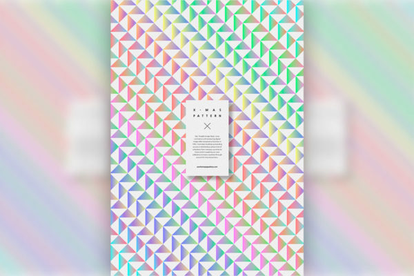 几何形状炫彩抽象图案psd素材