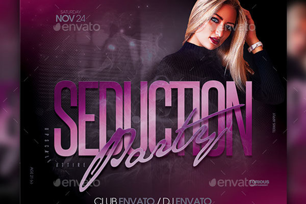 夜总会宣传传单模板下载 Night Club Flyer Template [psd]