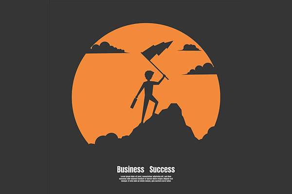 时尚高端简约人物剪影剪纸风格运动banner海报设计模板