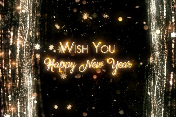 2019年新年星光熠熠年会海报设计模板v3 Happy New Year 2019 V3