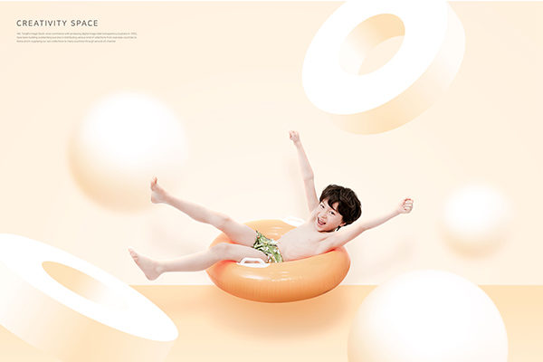 儿童水上乐园广告宣传海报设计