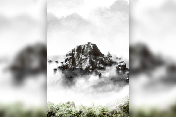 中国风意境水墨画海报设计素材