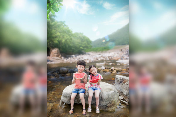 夏季暑假儿童夏令营活动宣传海报设计模板