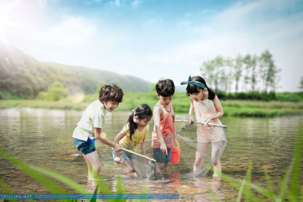 大自然夏令营暑假活动海报设计素材