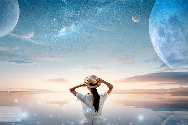 唯美梦幻背景海报设计素材