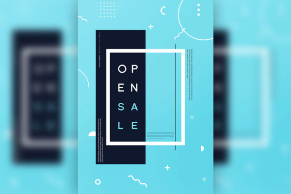 创意销售广告海报设计模板