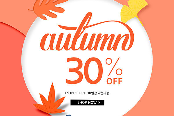 秋季狂欢购物节折扣促销广告海报psd素材