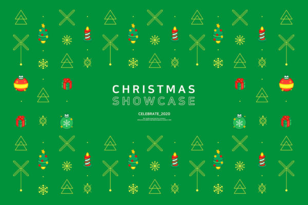 圣诞节日图形元素psd素材