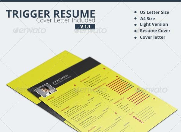 现代感极强的高端简历设计模板