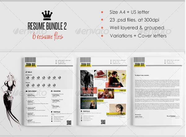 干净优雅的高端简历设计模板