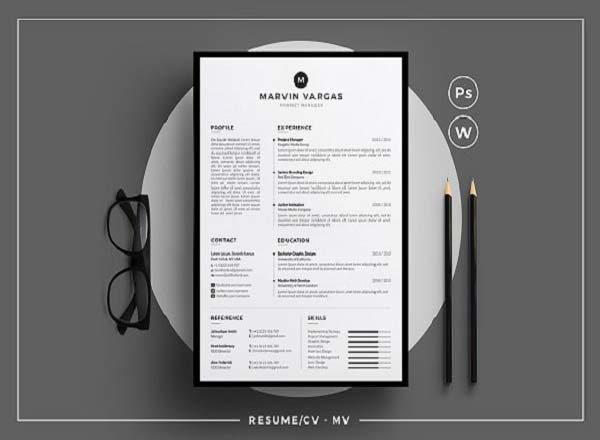 设计师特色高端简历设计模板