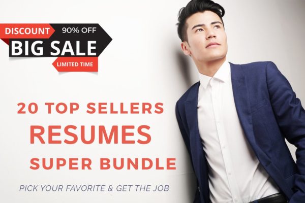 最畅销经典个人高端简历设计模板 Top Selling – Resume Template