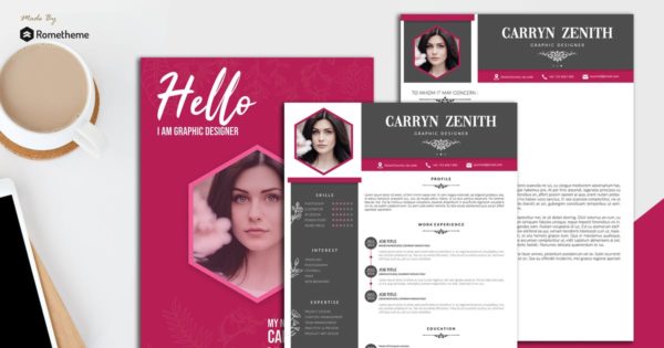 简约设计个人求职应聘高端简历设计模板