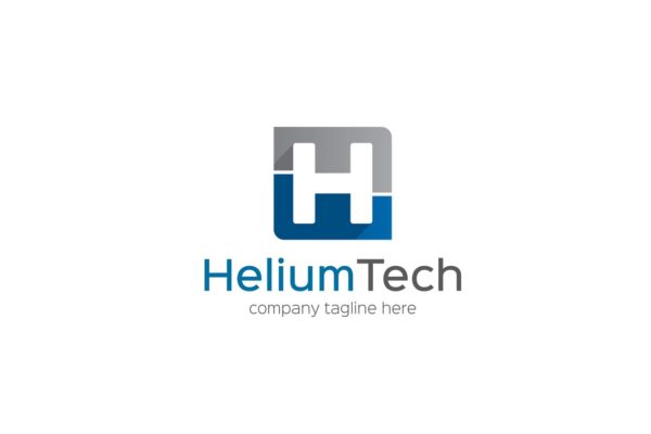 创意字母Logo设计模板精选系列之字母H Helium Tech Letter H Logo