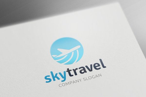 航空旅行主题Logo设计模板精选 Sky Travel