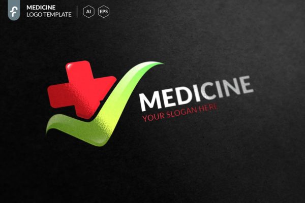 医药健康主题Logo设计模板精选 Medicine Logo