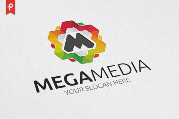 媒体传媒主题Logo设计模板精选 Mega Media Logo