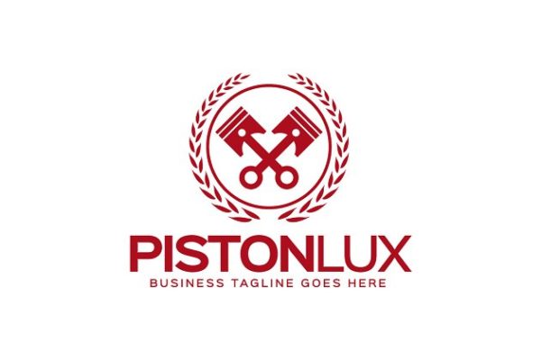 活塞图形Logo设计模板精选 Piston Logo