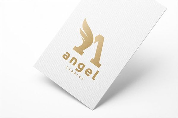 创意字母Logo设计模板精选系列之字母A Angel Logo Letter A logo template