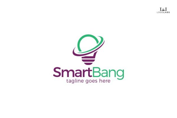 智慧灵感主题Logo设计模板精选 Smart Bang Logo