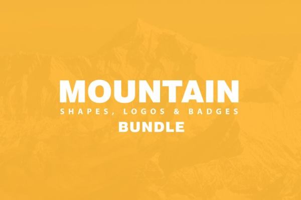 山地相关主题Logo设计模板精选汇总 Mountain Related Bundle