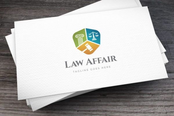 律师事务所法律顾问企业品牌Logo设计模板精选 Law Affair Logo Template