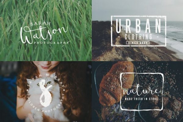 优雅文艺风十足的Logo标志模板汇总 Logo Set 6