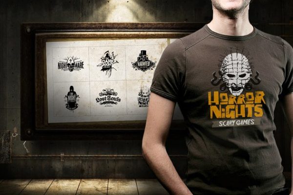 万圣节/恐怖logo标志设计模板 Horror Logo Templates