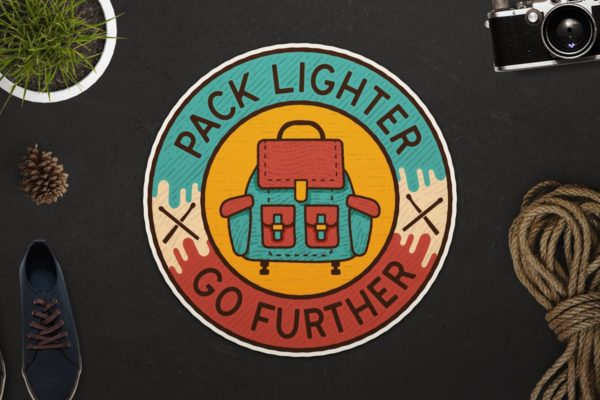 复古探险旅行品牌Logo设计模板 Retro Adventure Badge / Vintage Travel Logo