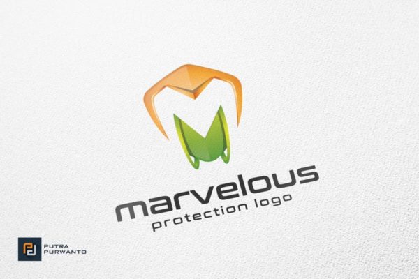 盾牌图形品牌Logo设计模板 Marvelous / Shield – Logo Template