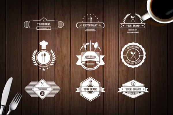餐厅餐馆品牌Logo设计模板 Restaurant Logo