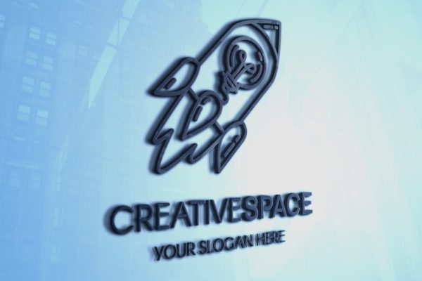 创意高科技公司火箭图形Logo设计模板 Creative Idea With Rocket Logo