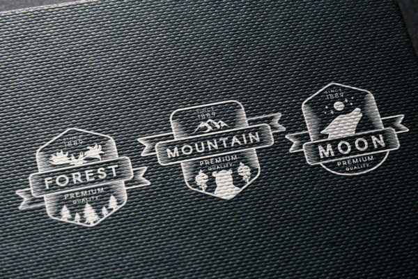 3款复古户外品牌徽章设计模板 3 Vintage Wild & Free Badges