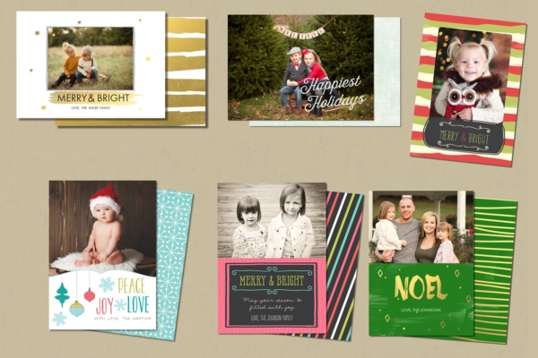 丰富多彩的圣诞节节日贺卡制作模板 Christmas Card Template Bundle