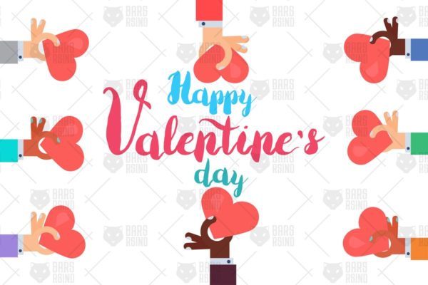 可爱情人贺卡制作设计模板 Funny Valentine Greeting Card