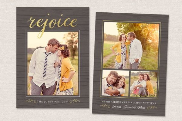 圣诞节贺卡制作纪念卡模板  Christmas Card Template CC040