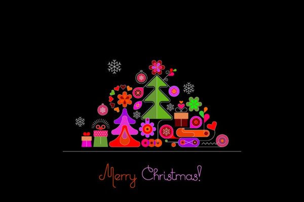 圣诞贺卡制作矢量设计模板 Christmas Greeting Card