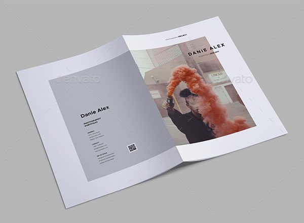 高端简约的大图高端indesign画册模版[indd]