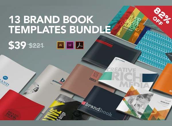 13个完美的画册模版(Guidelines)套装[Ai,indd,3GB+]