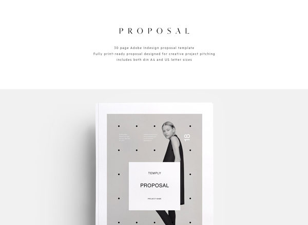 版式精致的画册模版[indd]