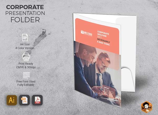 多用途商务画册封面[EPS, AI,PDF]