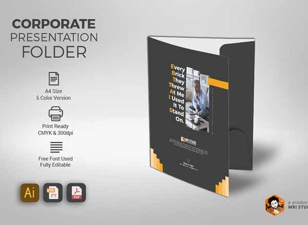 画册演示稿封面模版[ai,eps]