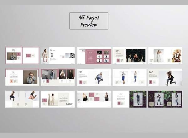 时尚多用途画册设计模板