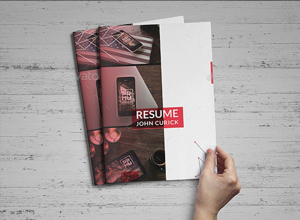 适合任何行业的时尚个人简历楼书画册手册杂志设计模板精选