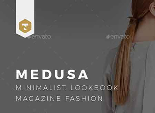 时尚的时装杂志模板[indd]–MEDUSA Lookbook Magazine Fashion
