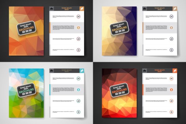 简约企业产品宣传画册设计模板 Set of Brilliant Brochures