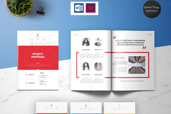 40页项目建议书模板 Project Proposal [indd]