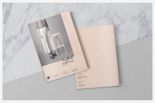 时尚创意类企业画册设计模板 Editorial Portfolio PSD • Noémi