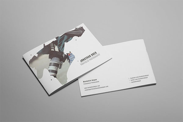 时尚简约好用的摄影画册房地产楼书品牌手册杂志设计模板精选（indd）